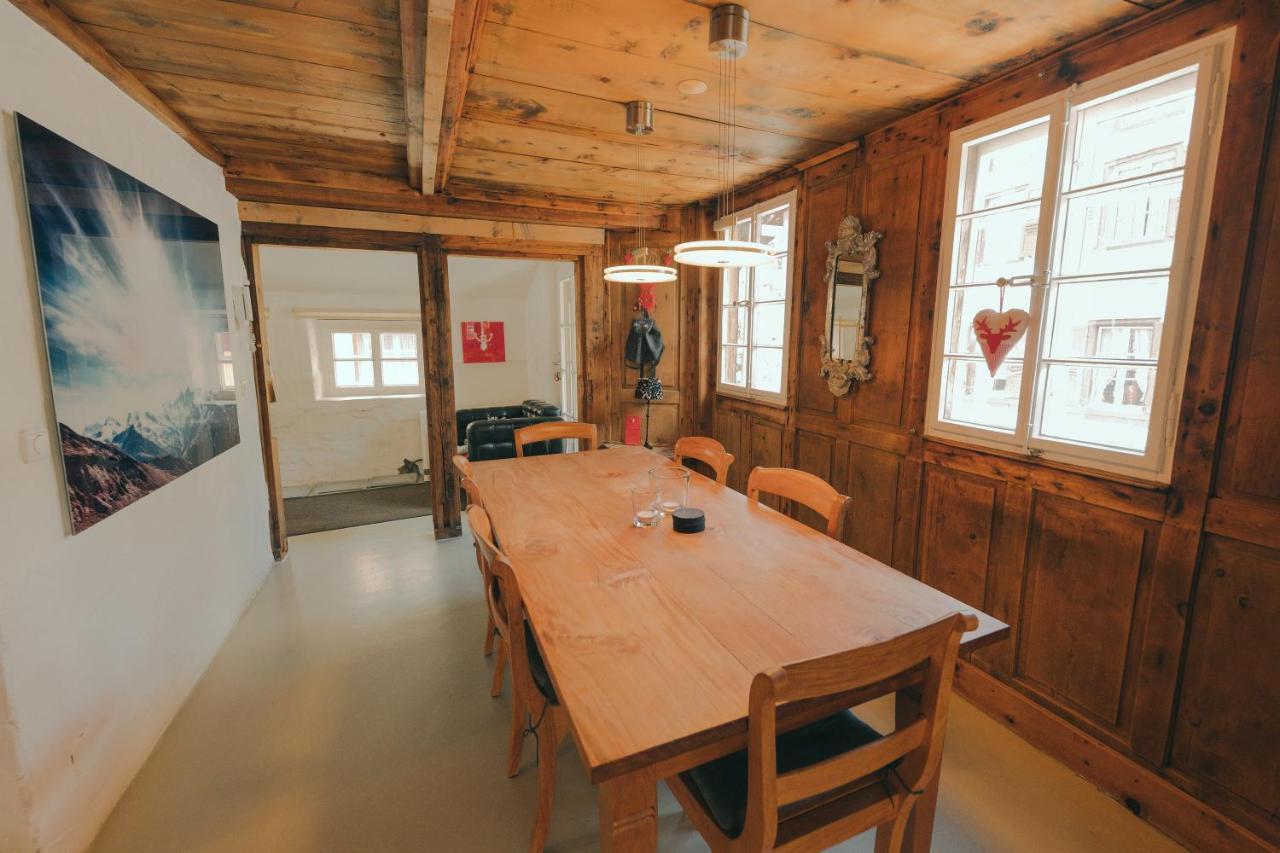 Alte Post Saas-Fee Appartement Buitenkant foto